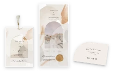 招待状(無料)＋席次表＋席札セット